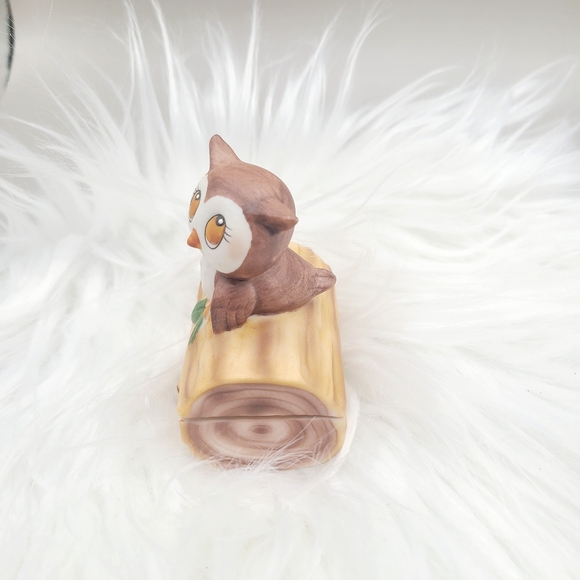 Vintage Owl Trinket Box - Picture 4 of 7